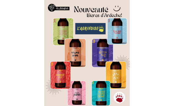 Brasserie L'Agrivoise, bières d'Ardèche en nouveauté